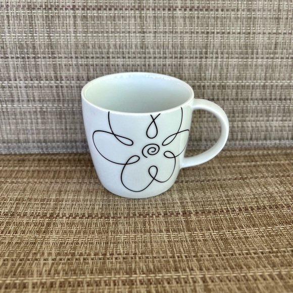 Crate & Barrel Daisy Doodle Coffee Cup designed by Judith Mossekruger - Picture 7 of 7